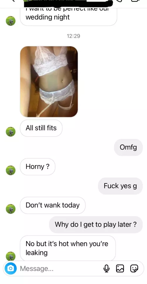 At work and she’s at home preparing . 9 hours to go and I see her fucked in the wedding dress she walked down the aisle in