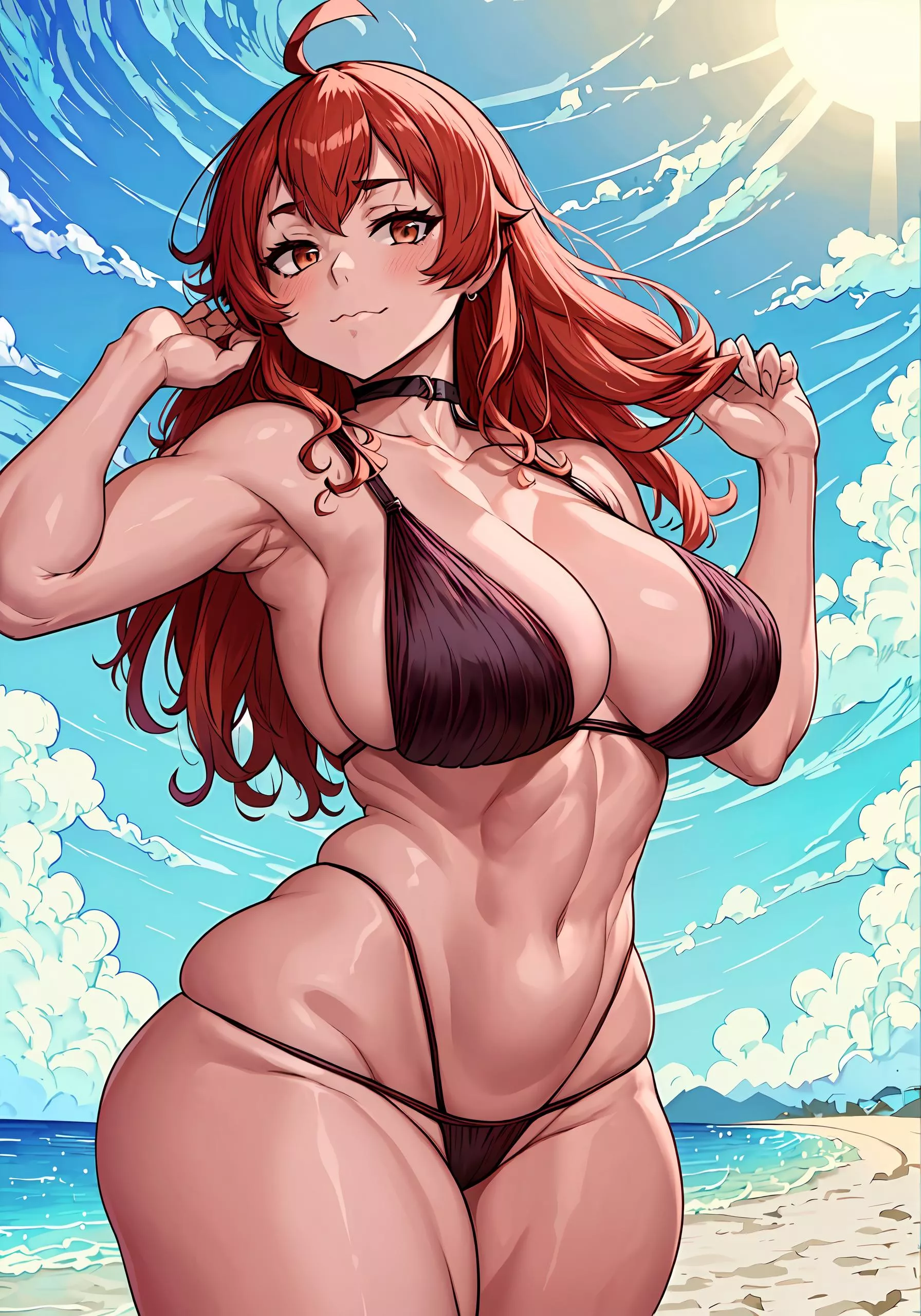 Beach Body Eris [Mushoku tensei]