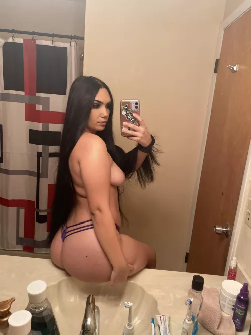 Bend me over the sink