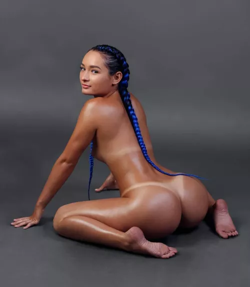 Blue braids