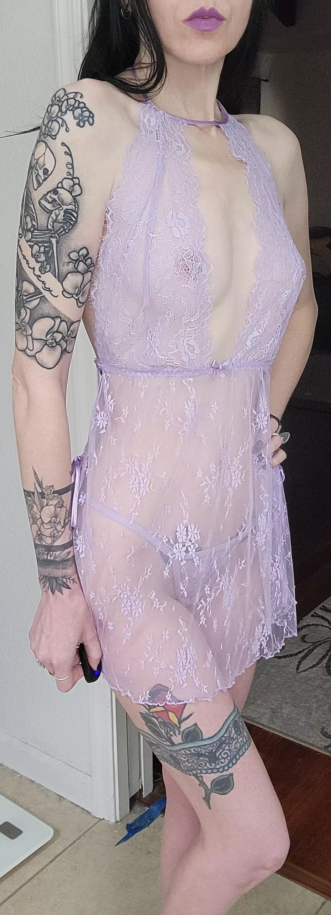 Channeling spring in lilac lace!