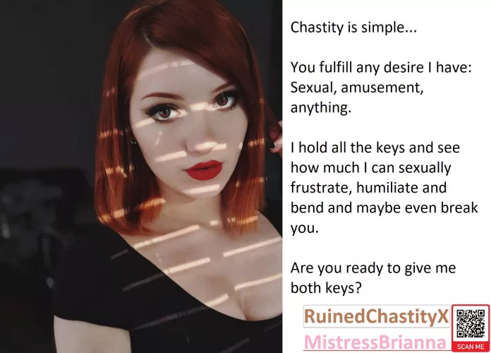 Chastity is simple...