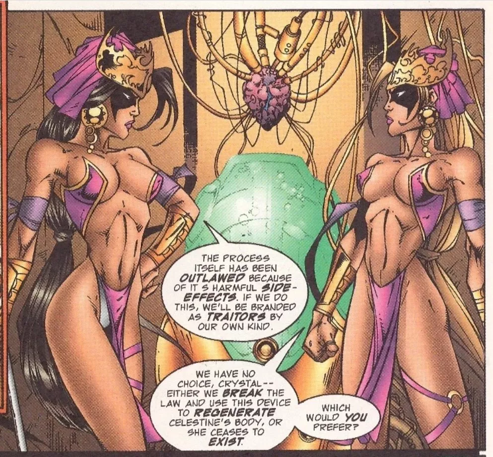 Crystal and Astra [Angela/Glory: Rage of Angels]