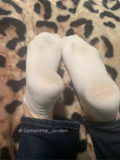 Do you love my sweet yellow sweat socks?