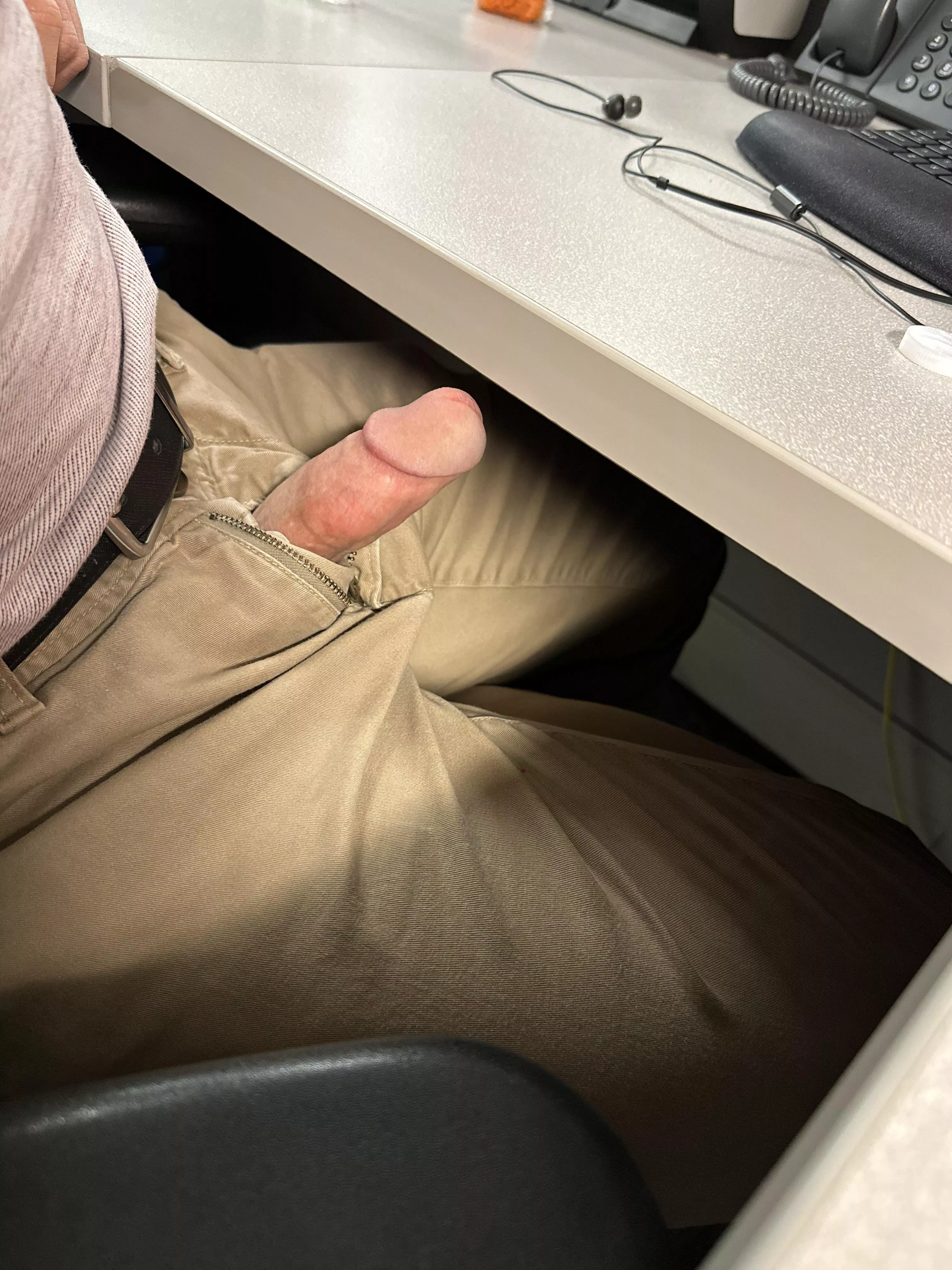 Don’t tell my boss. My heart was racing taking this! Haha