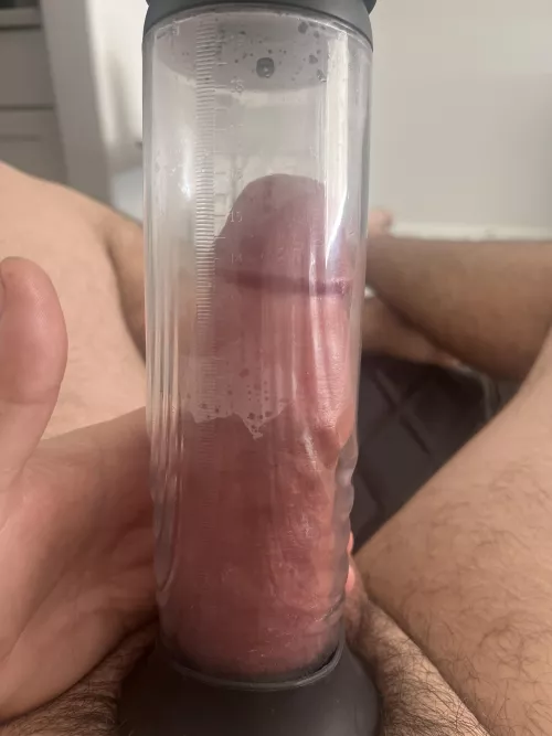 First pump of the day!