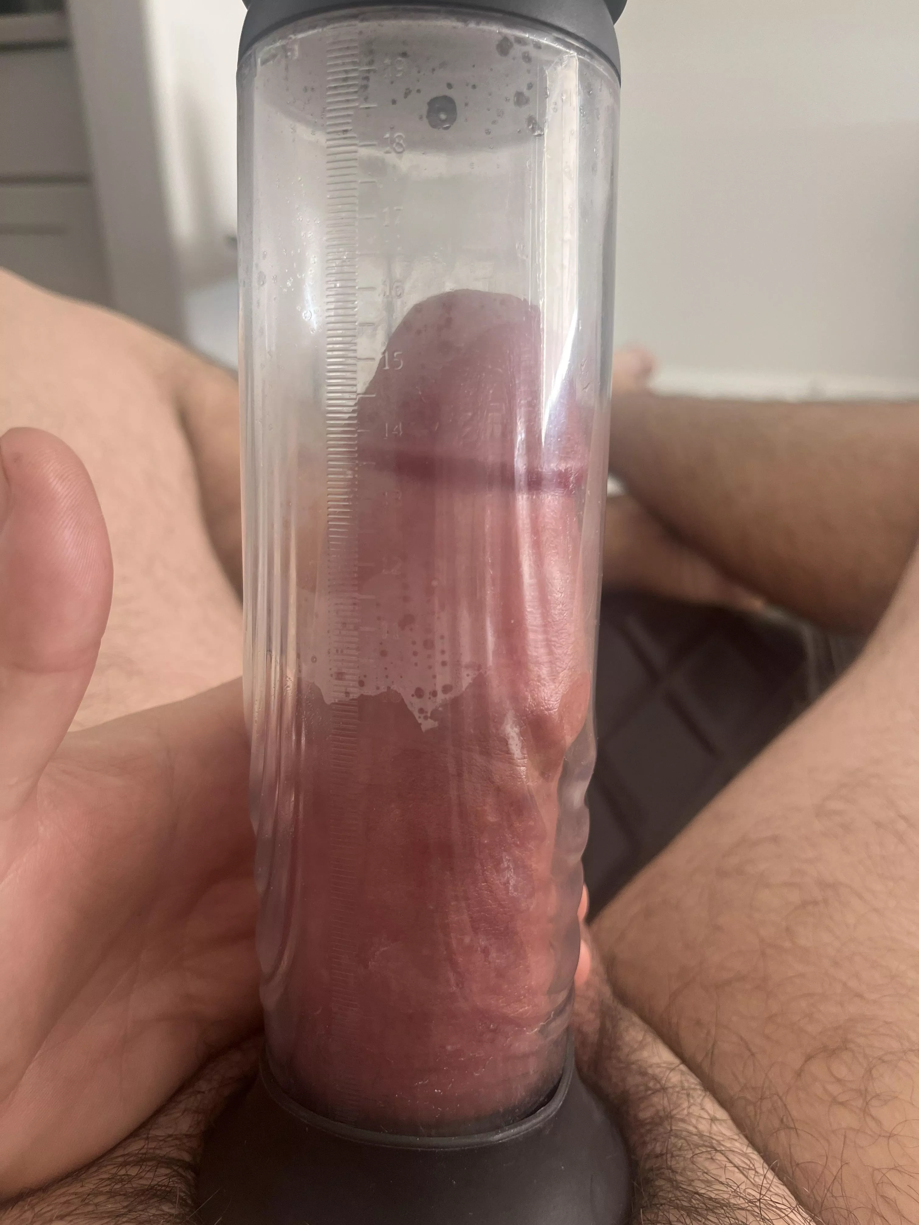 First pump of the day!