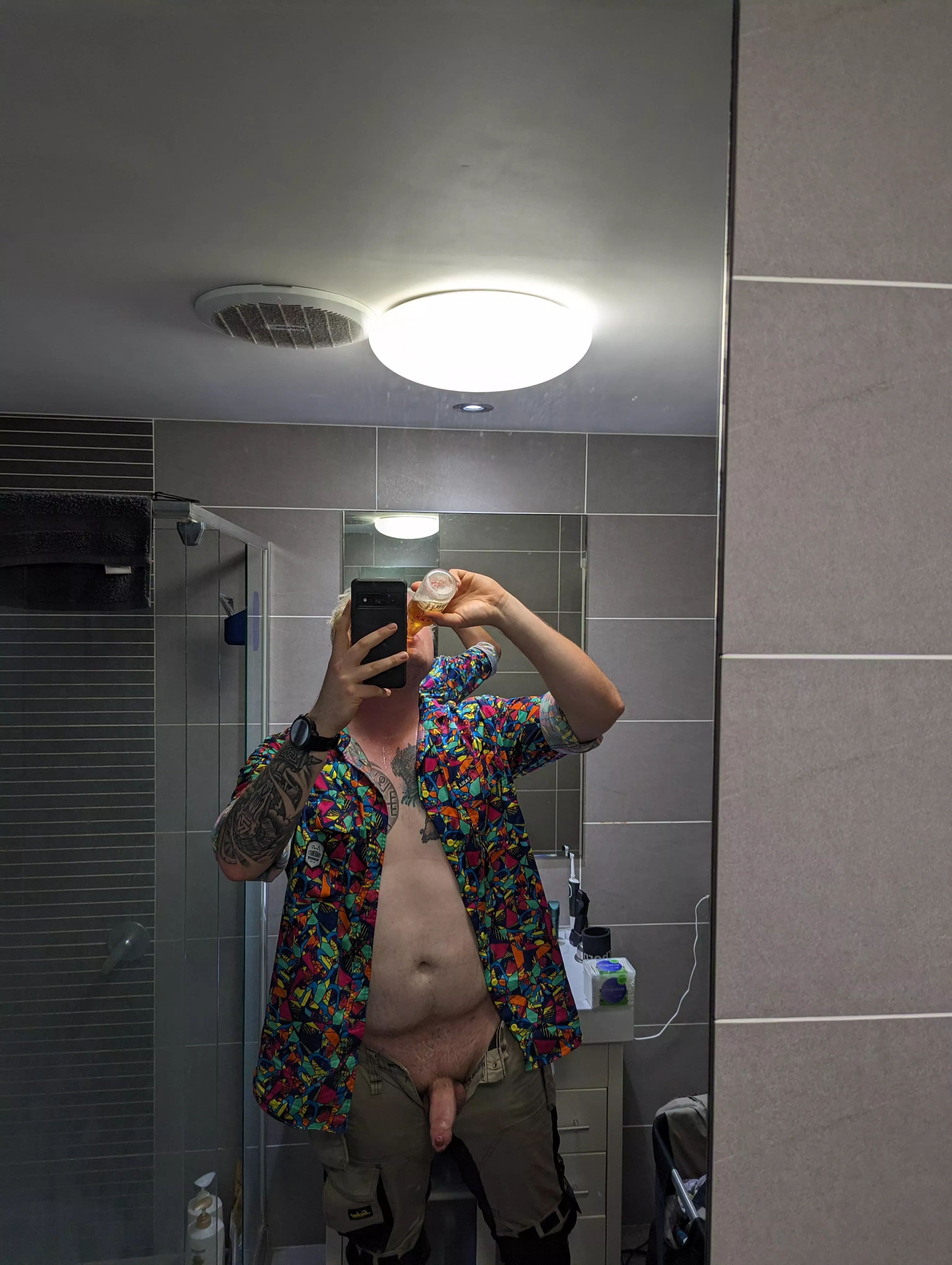 Gotta love a cold beer after a hot day