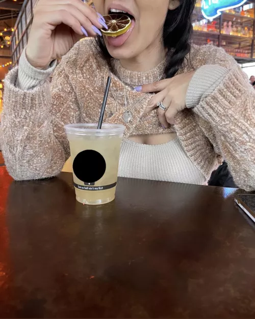 Hot Milf at the Bar giving you signs.