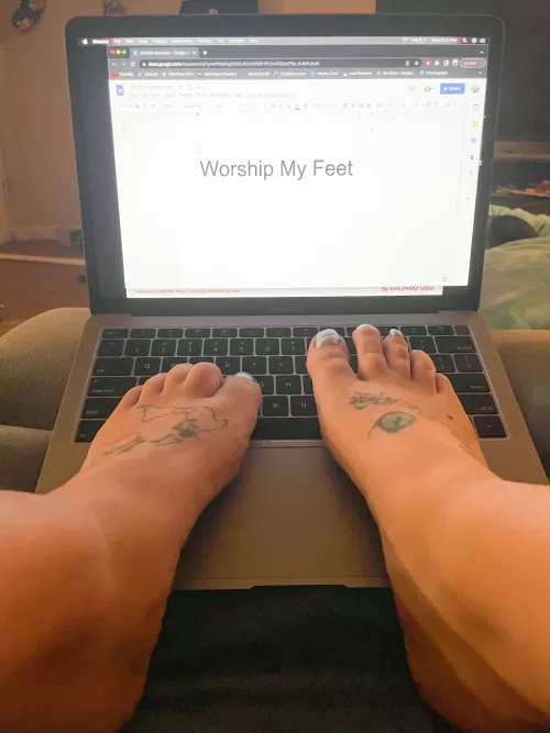 I always send out the most important memos to the office 😉