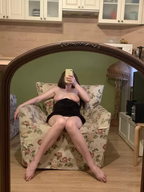 I like playing with my big breasts