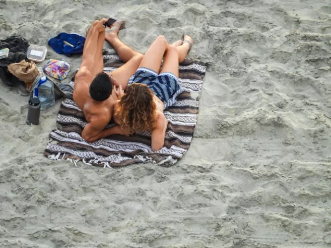 I love a beach date like this with you. Just chill and talk about our future, hold you in my arms and have your head on my shoulder.