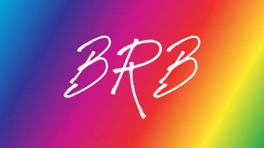 I made this brb screen and my friend said to post it here