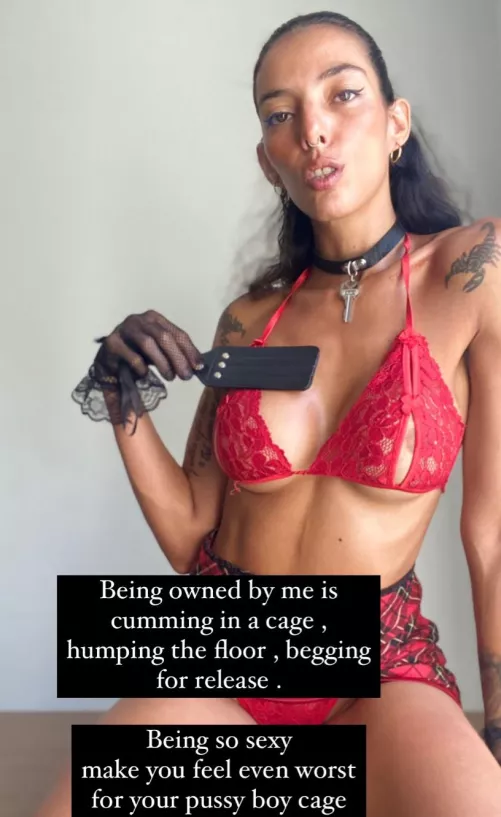 I will release u only if u behave !