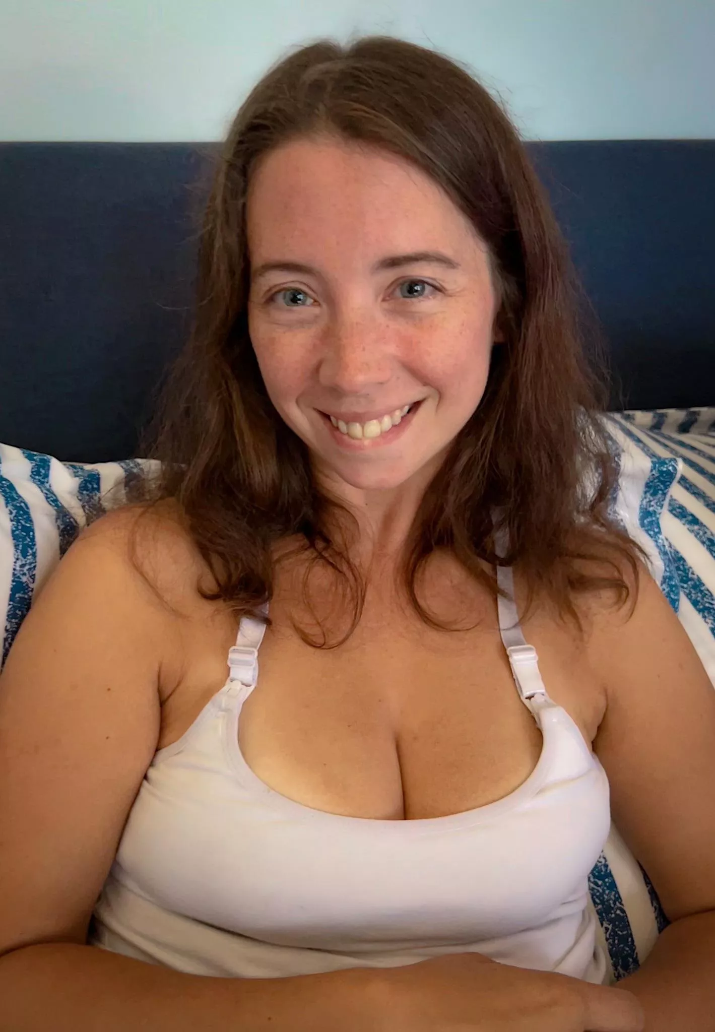 If you’re into freckled busty milfs… 👋