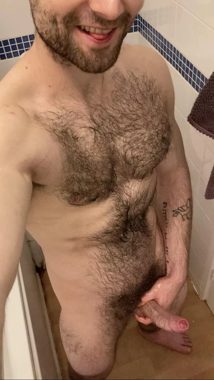 Is that an entire bottle of baby oil drizzled across your chest, or are you just pleased to see me