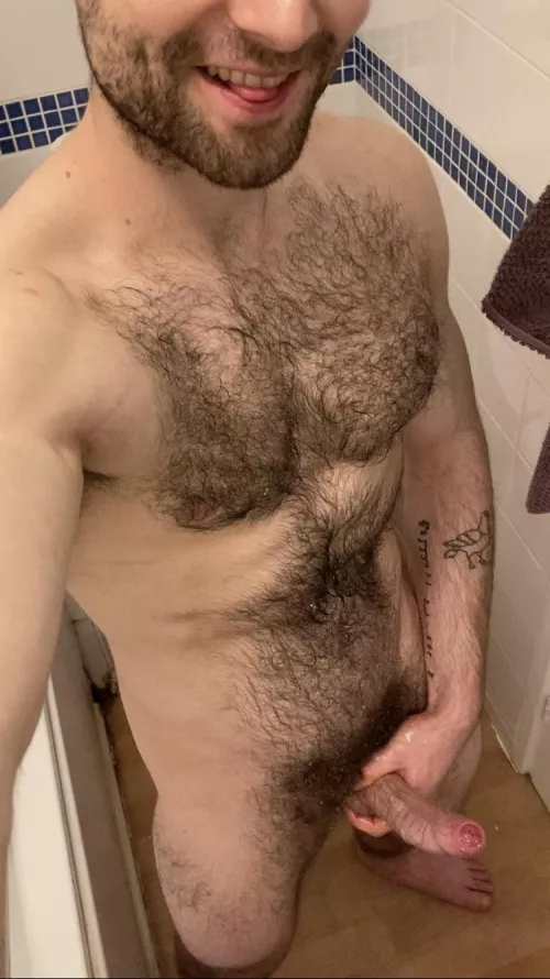 Is that an entire bottle of baby oil drizzled across your chest, or are you just pleased to see me