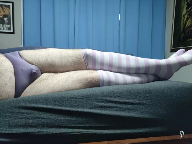 locked and caged in my panties at work today