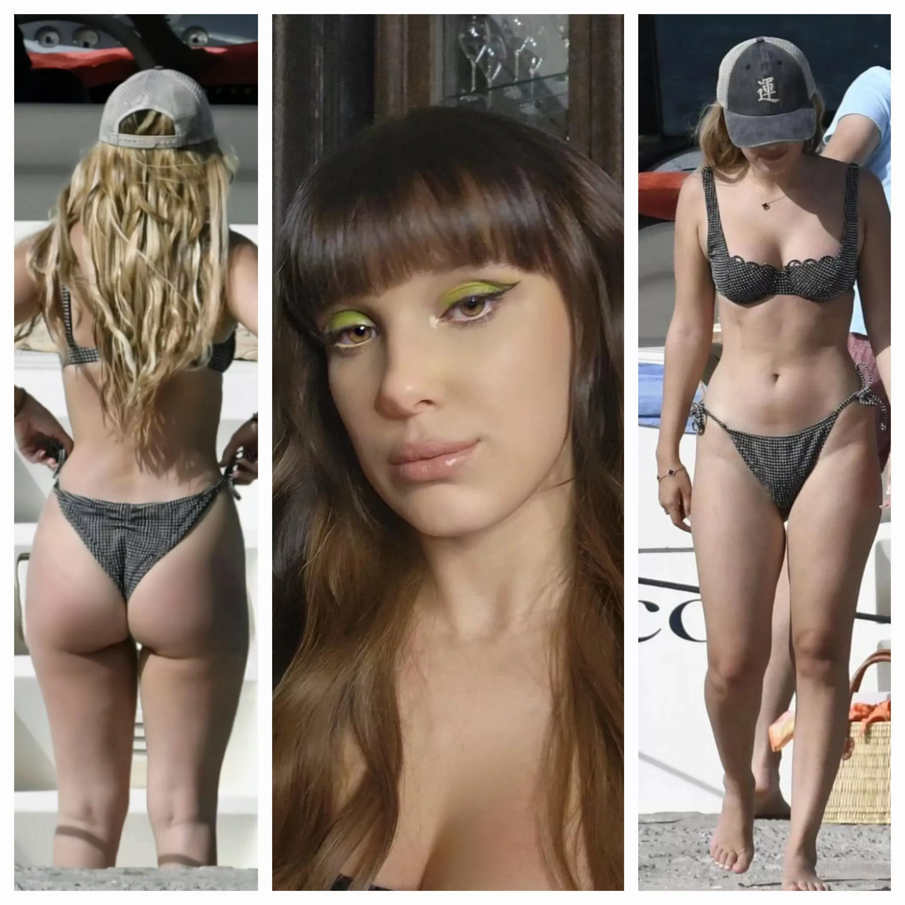 Millie Bobby Brown has me throbbing uncontrollably for her curvy body and pretty face, let's get naughty and bi for her