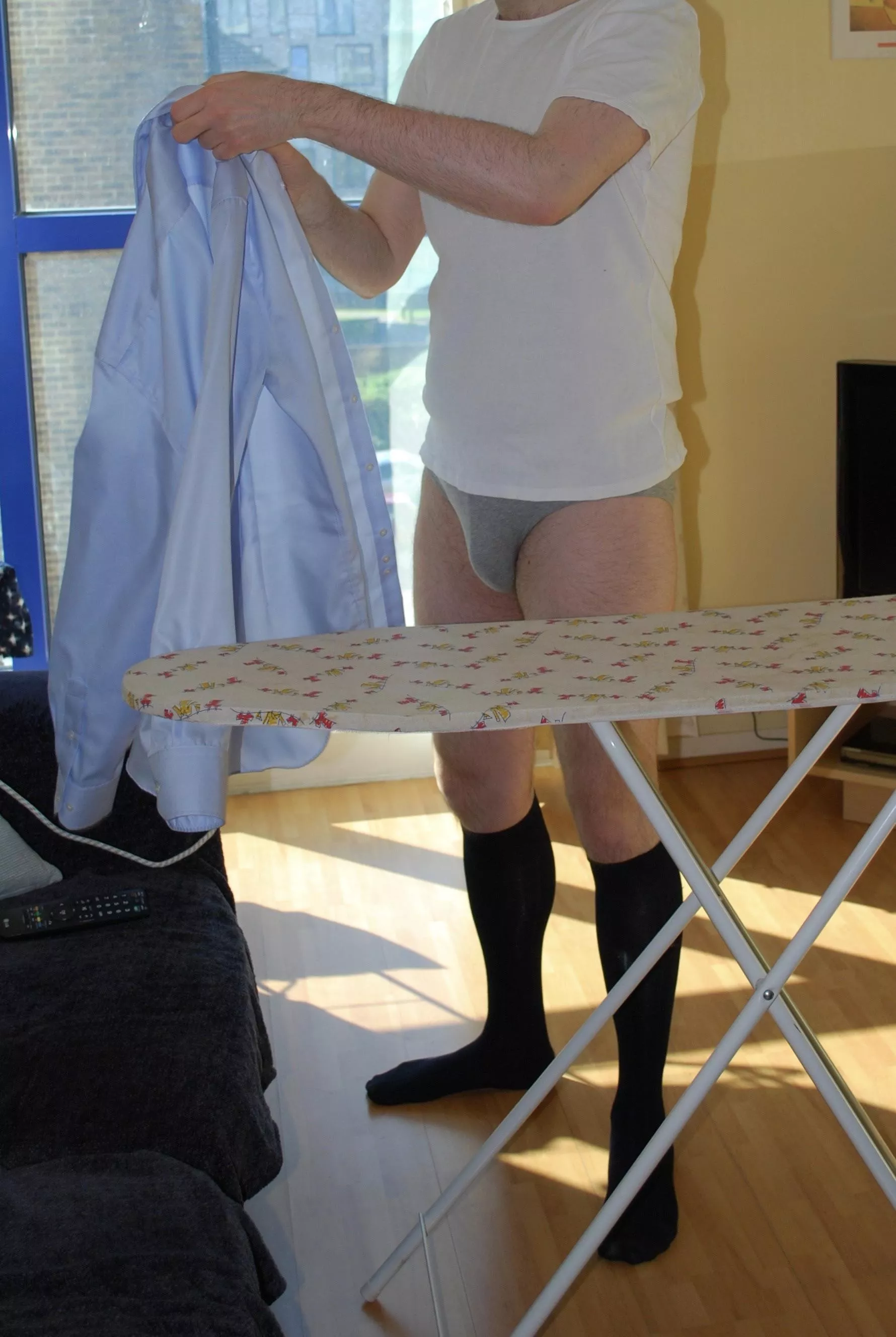 Morning ironing duties (42)