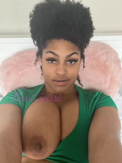 My big brown areola wanted to say hi