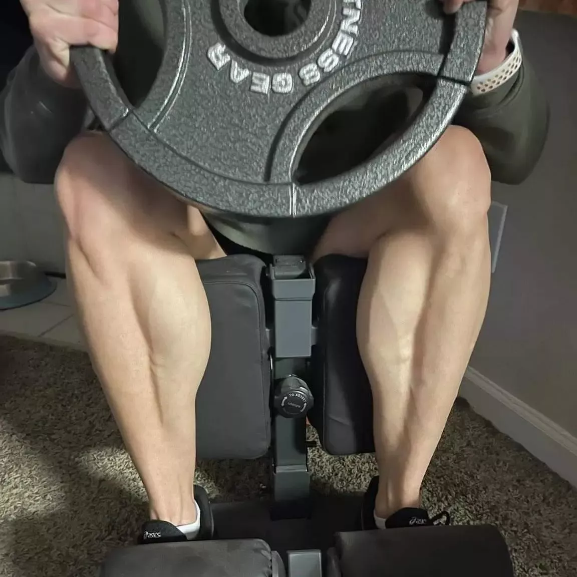 my calves are made of steel 😈