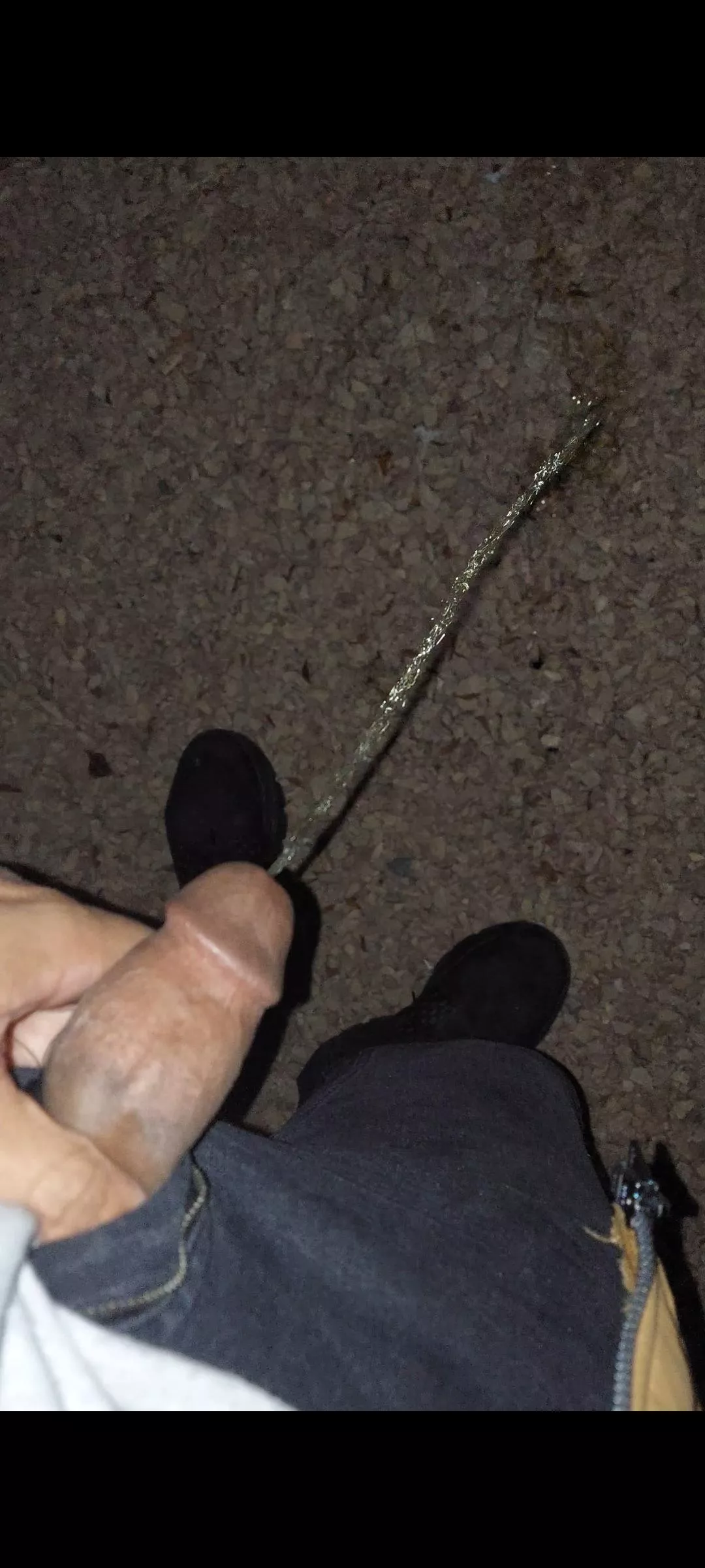my first time peeing in public I was so nervous, but so horny