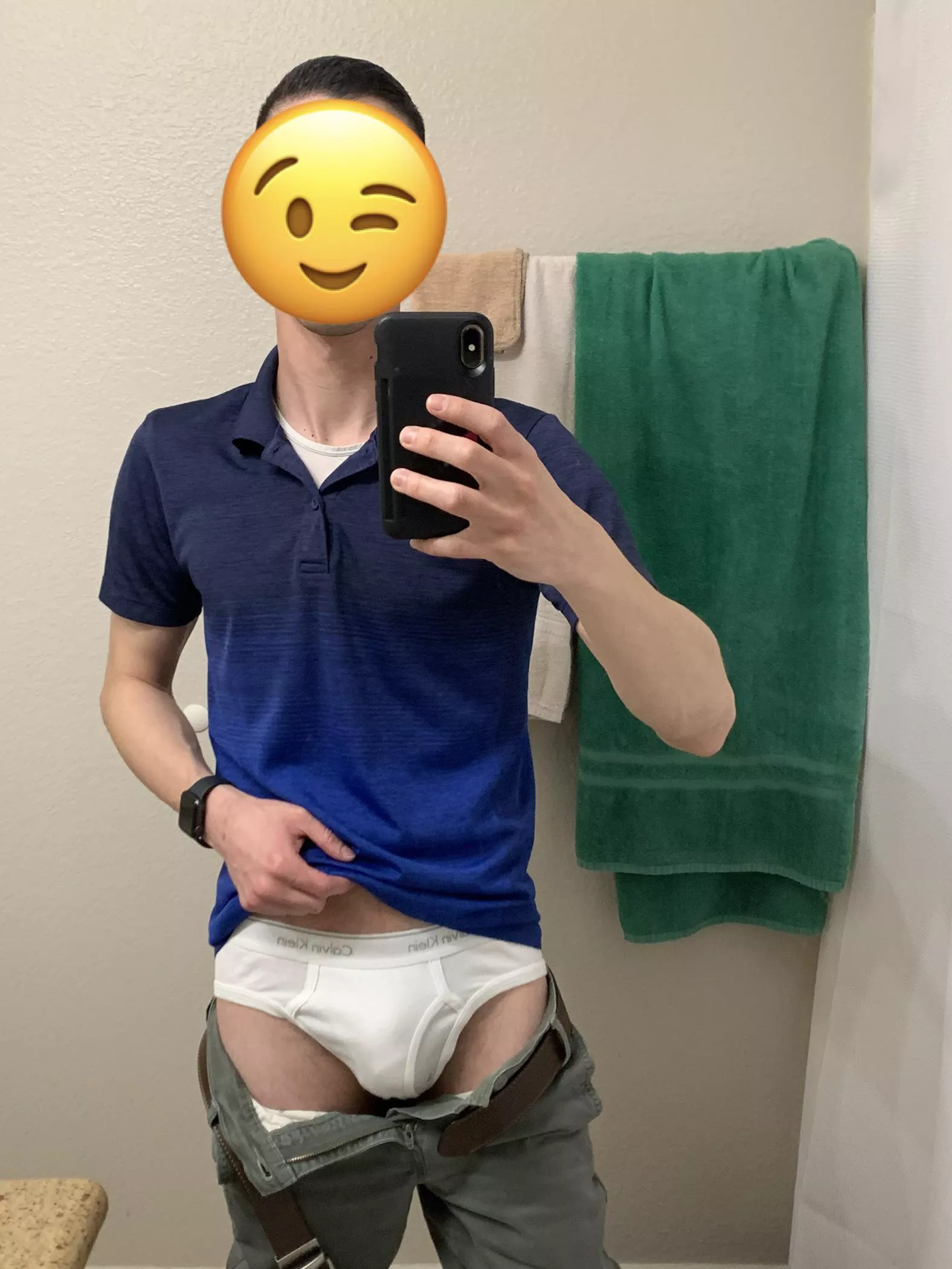 Nothing like a crisp pair of white briefs!