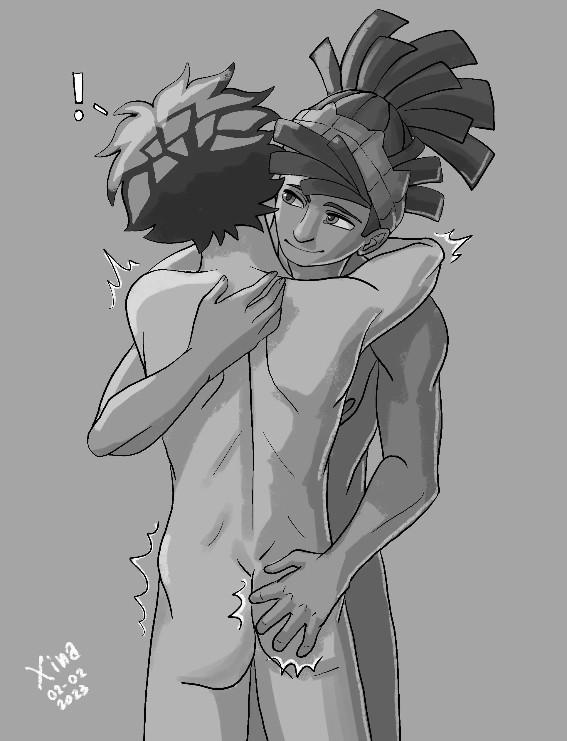 [OC] RodyxDeku Slap (art by me, Xina)