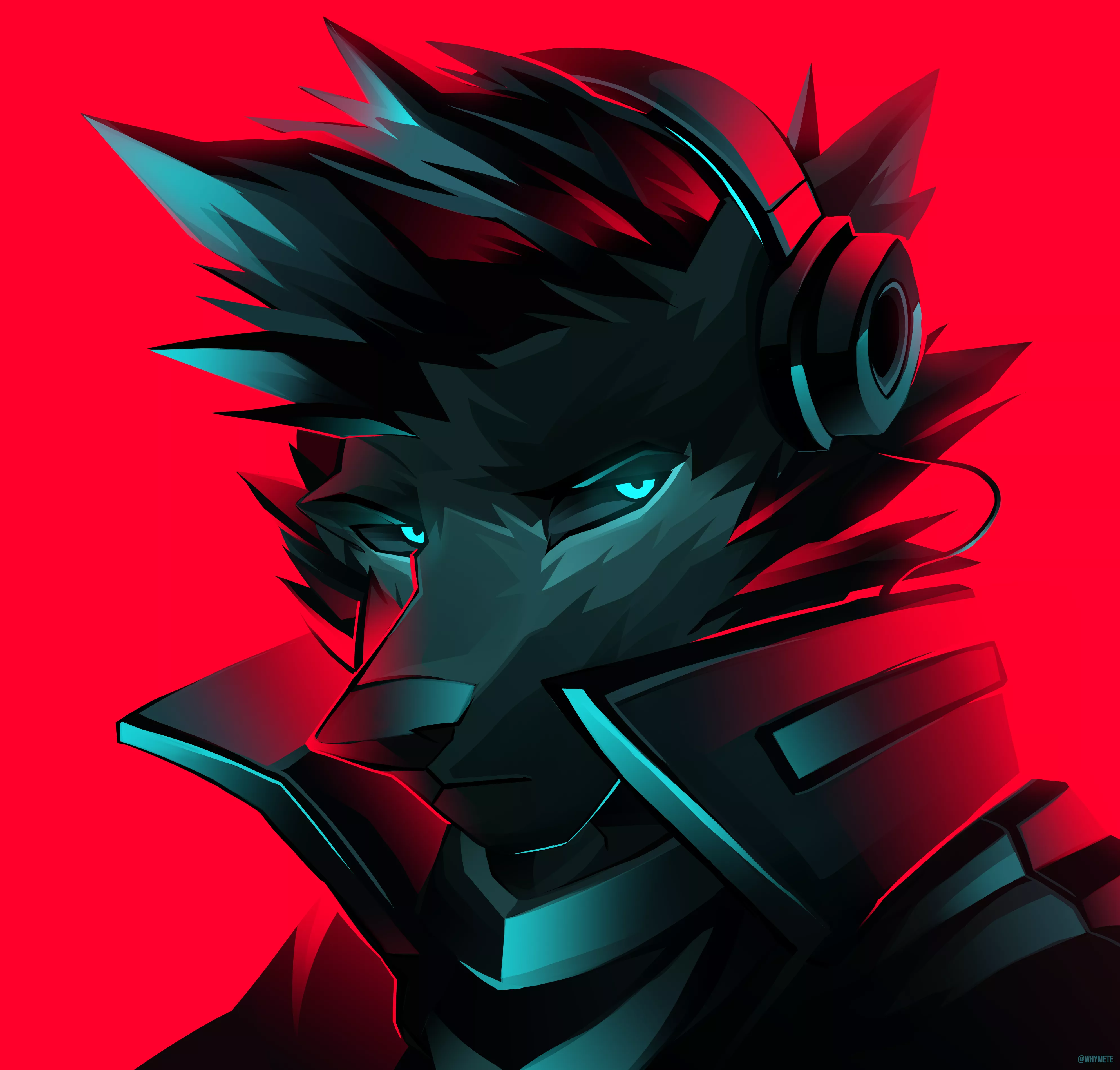 Red Lights: Art by me (@whymete) on twitter
