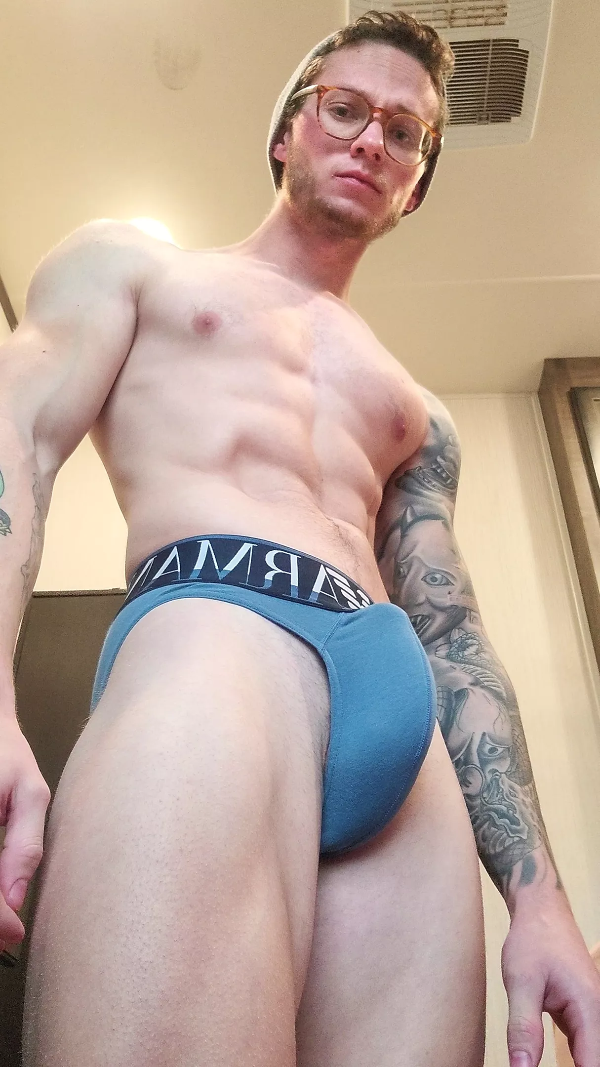 rub the bulge for good luck 👍