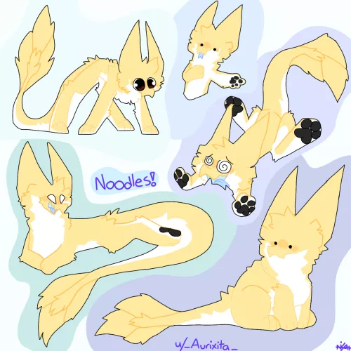 some Noodle Doodles! art by me ^^