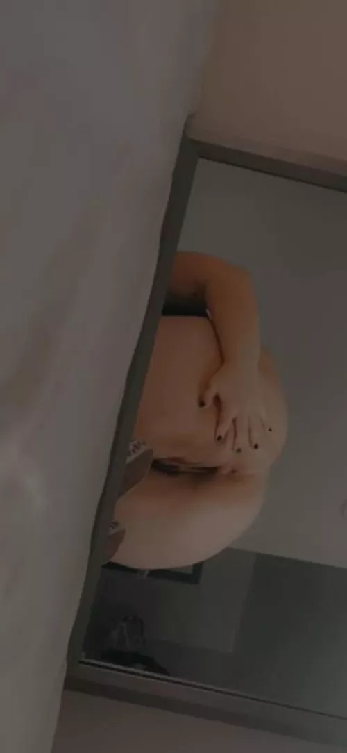 spread open and waiting [F]