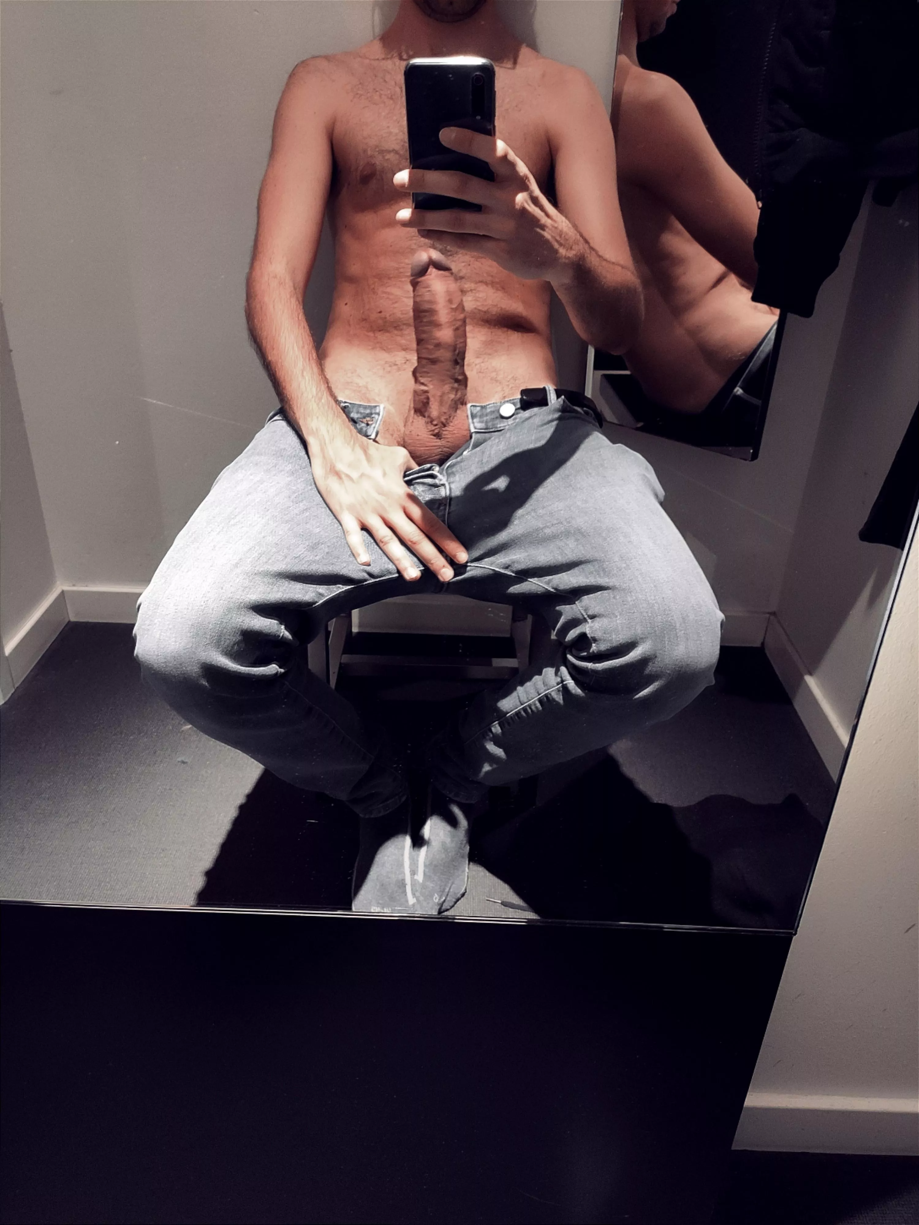 surprise in the changing room