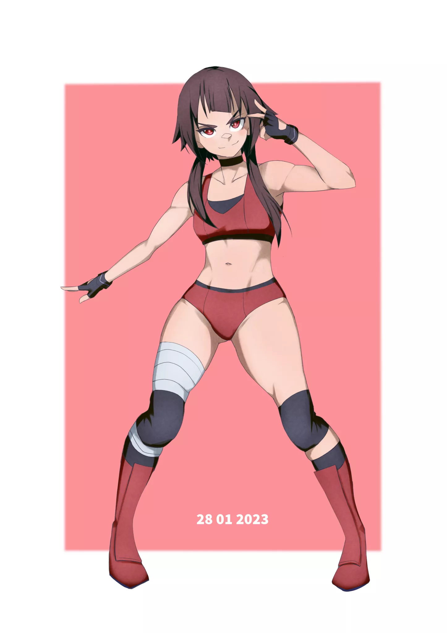 The explosive wrestler (By WhiteCoffee)