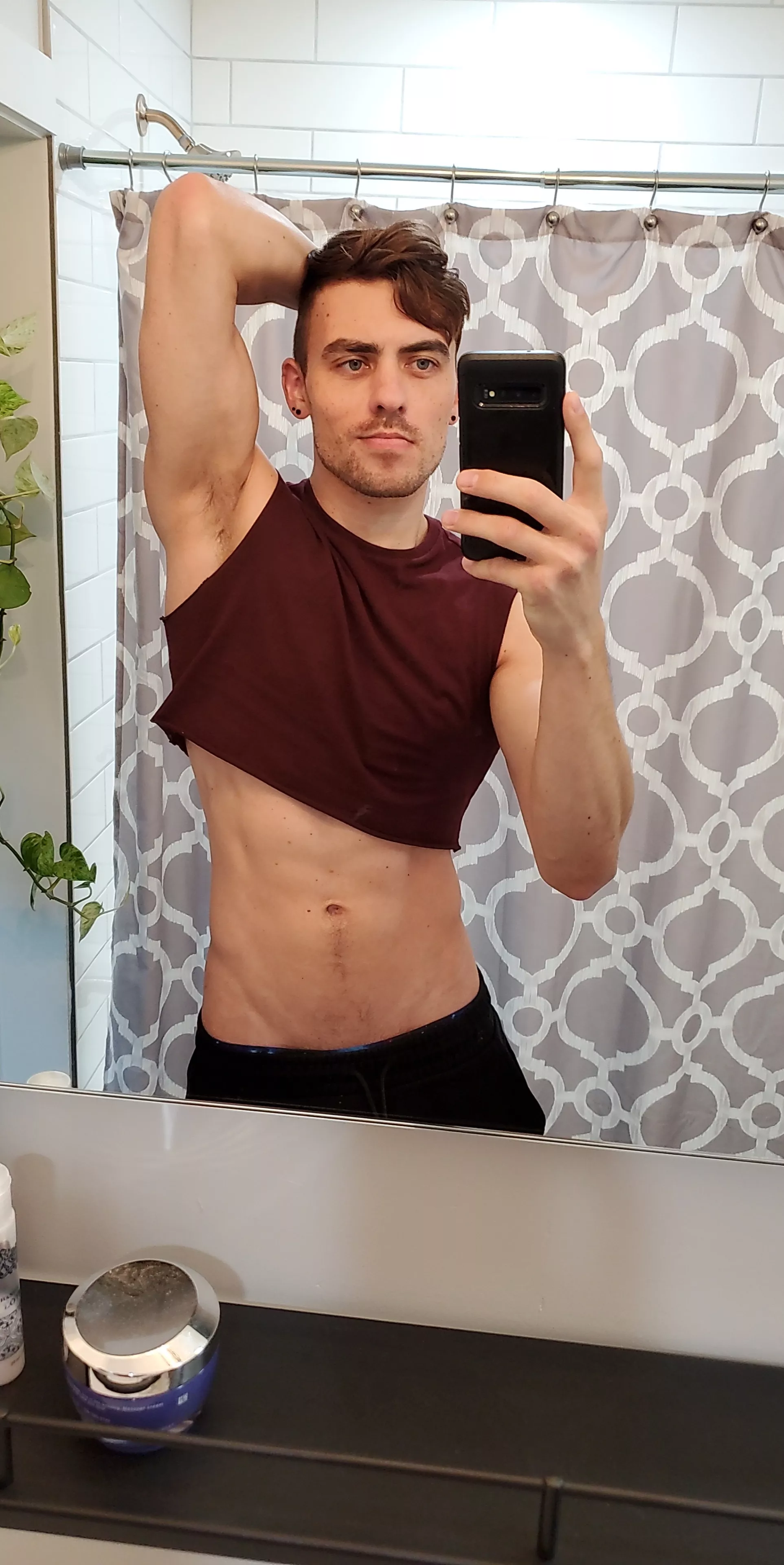 This was part of a costume for Halloween, but I'm really liking this crop top
