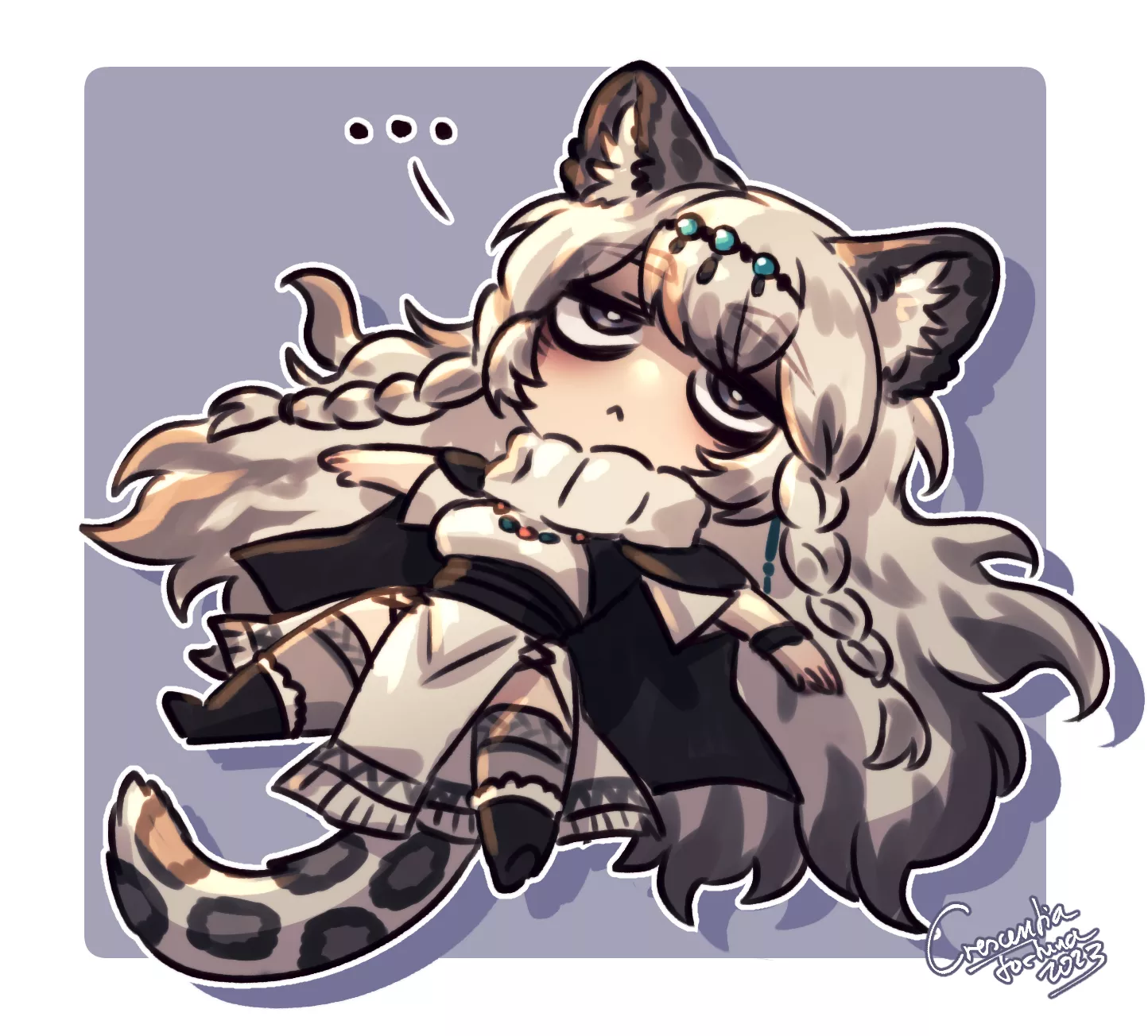 Tired Snep - Pramanix fanart [by Crescentia Fortuna]