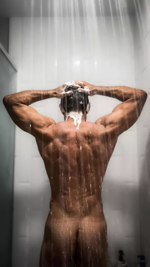 Washing away the stress and worries of the week.