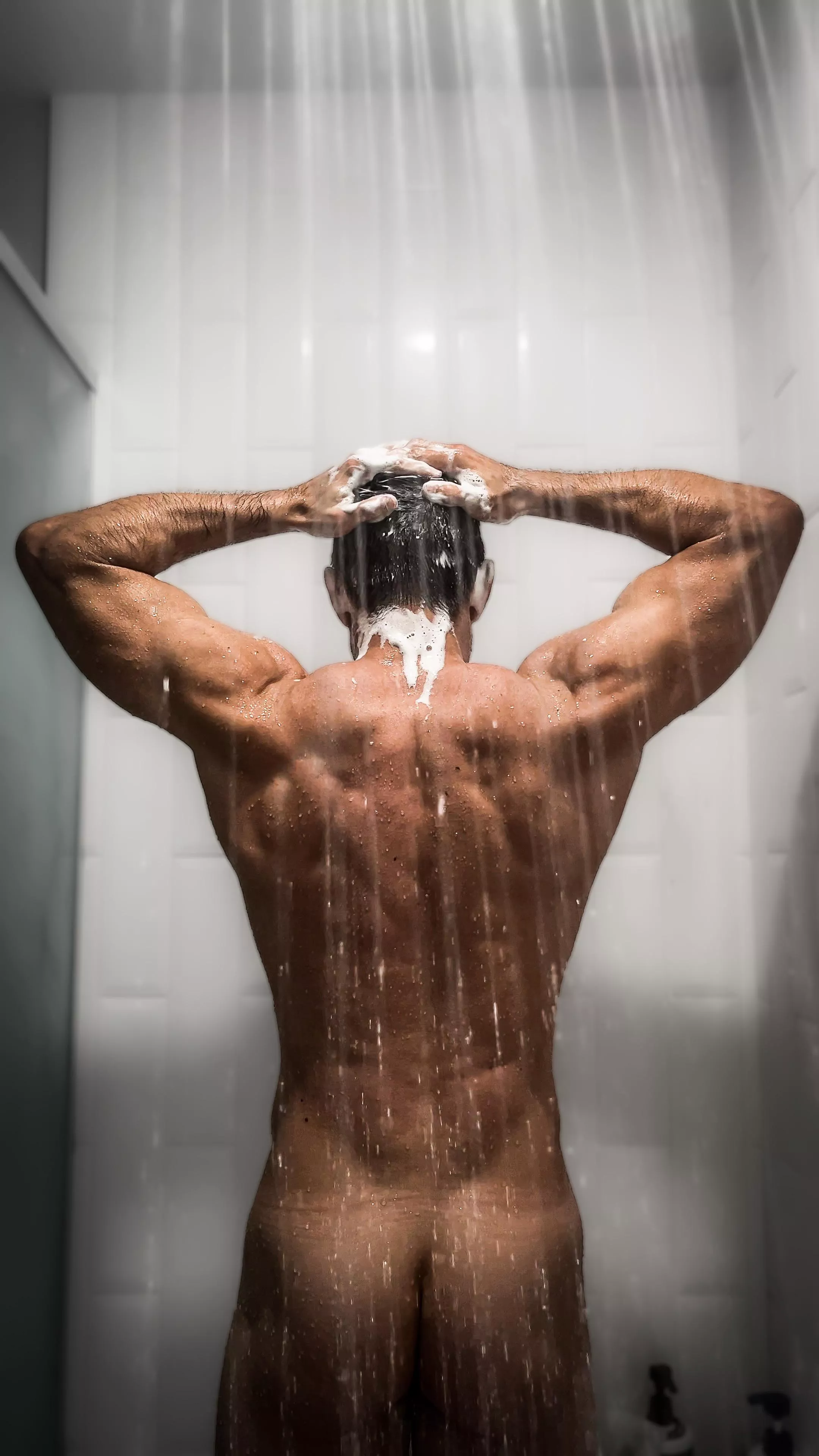 Washing away the stress and worries of the week.