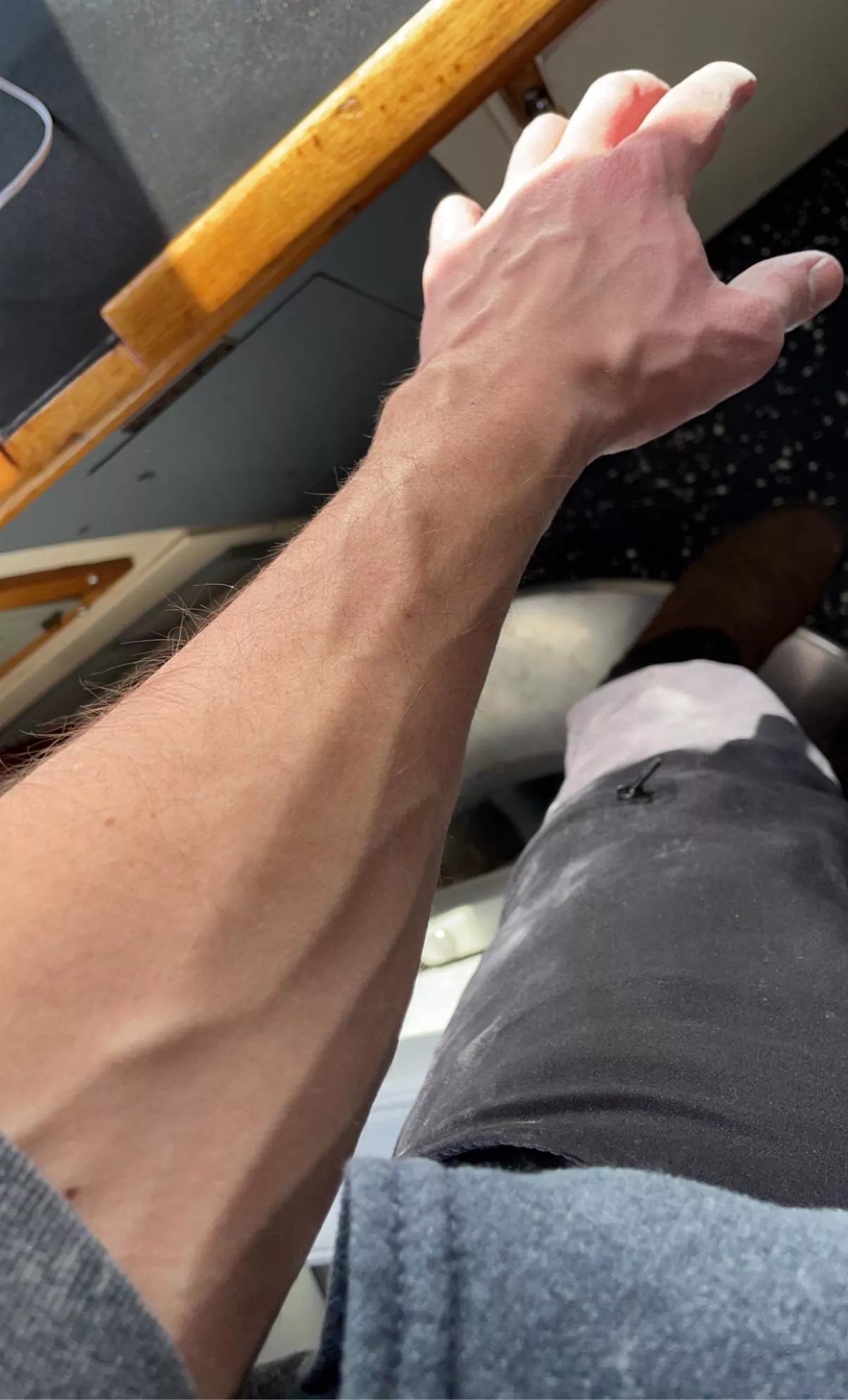 When you’ve been working on the ceiling all day and finally put your arm down. Worth it?