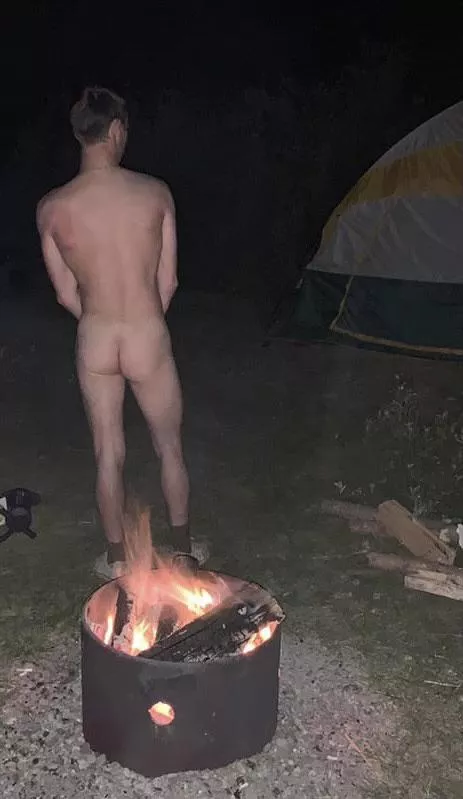 Who enjoys naked camping?