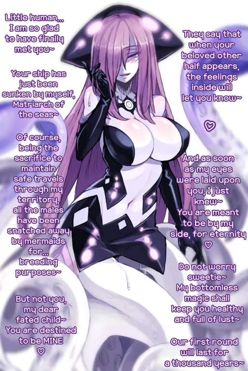 World Of Matriarchy : Monster Girl version [Sea Goddess] [Sacrificial Human to Lover] [Destined] [Rescue(?)] [Immortal] [34/365]