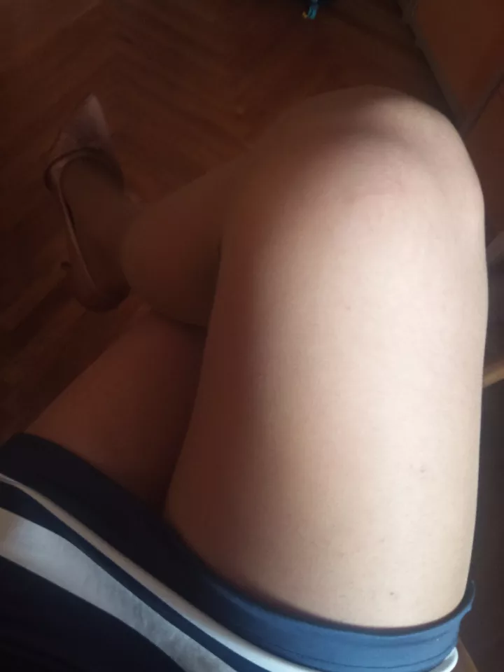 Would you like to touch my sexy legs and ride up under my skirt?