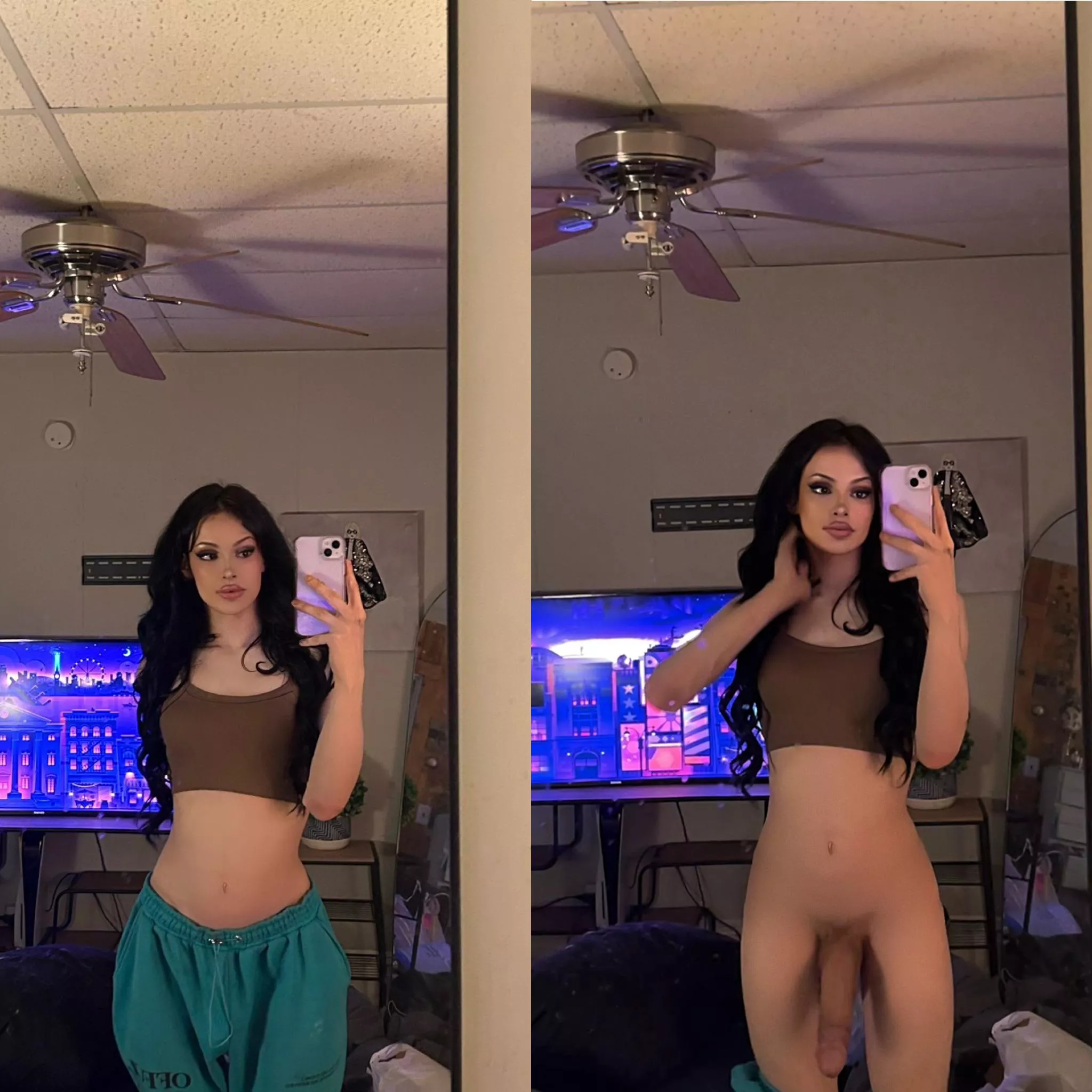 you can even see my bulge in my sweatpants 🙊