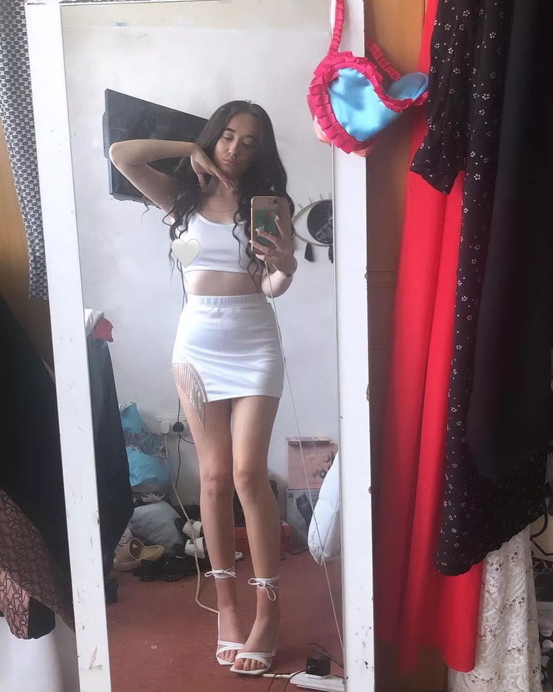 All white