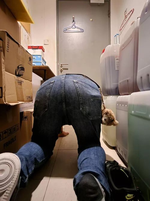 Alone in the store room