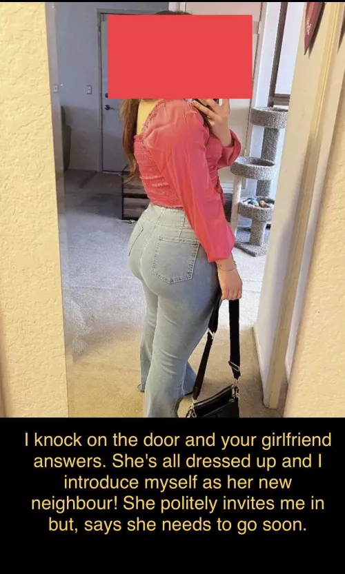 Check out this hot girlfriend…her boyfriend was forced to watch