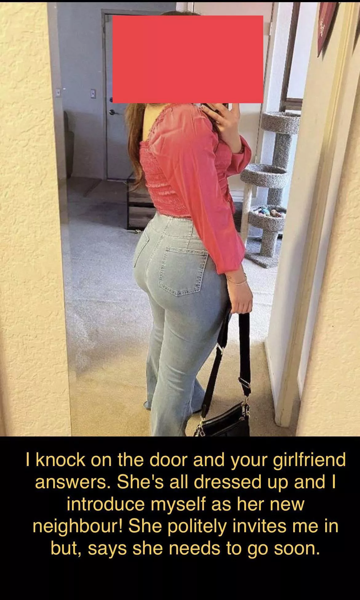 Check out this hot girlfriend…her boyfriend was forced to watch