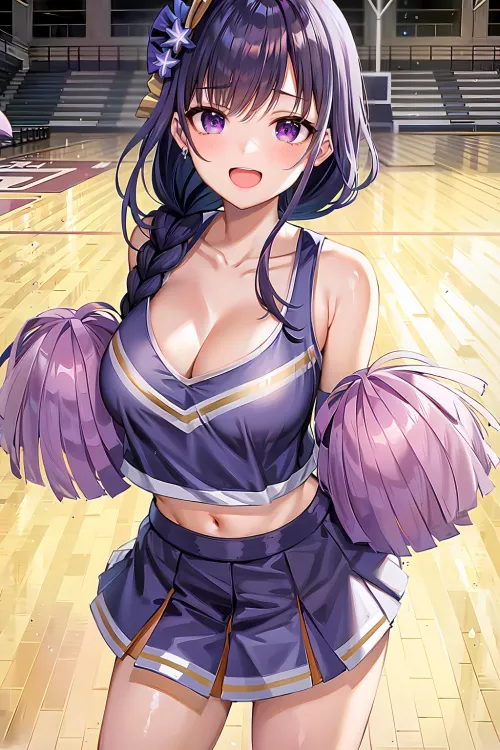 Cheerleader Raiden [Genshin Impact]