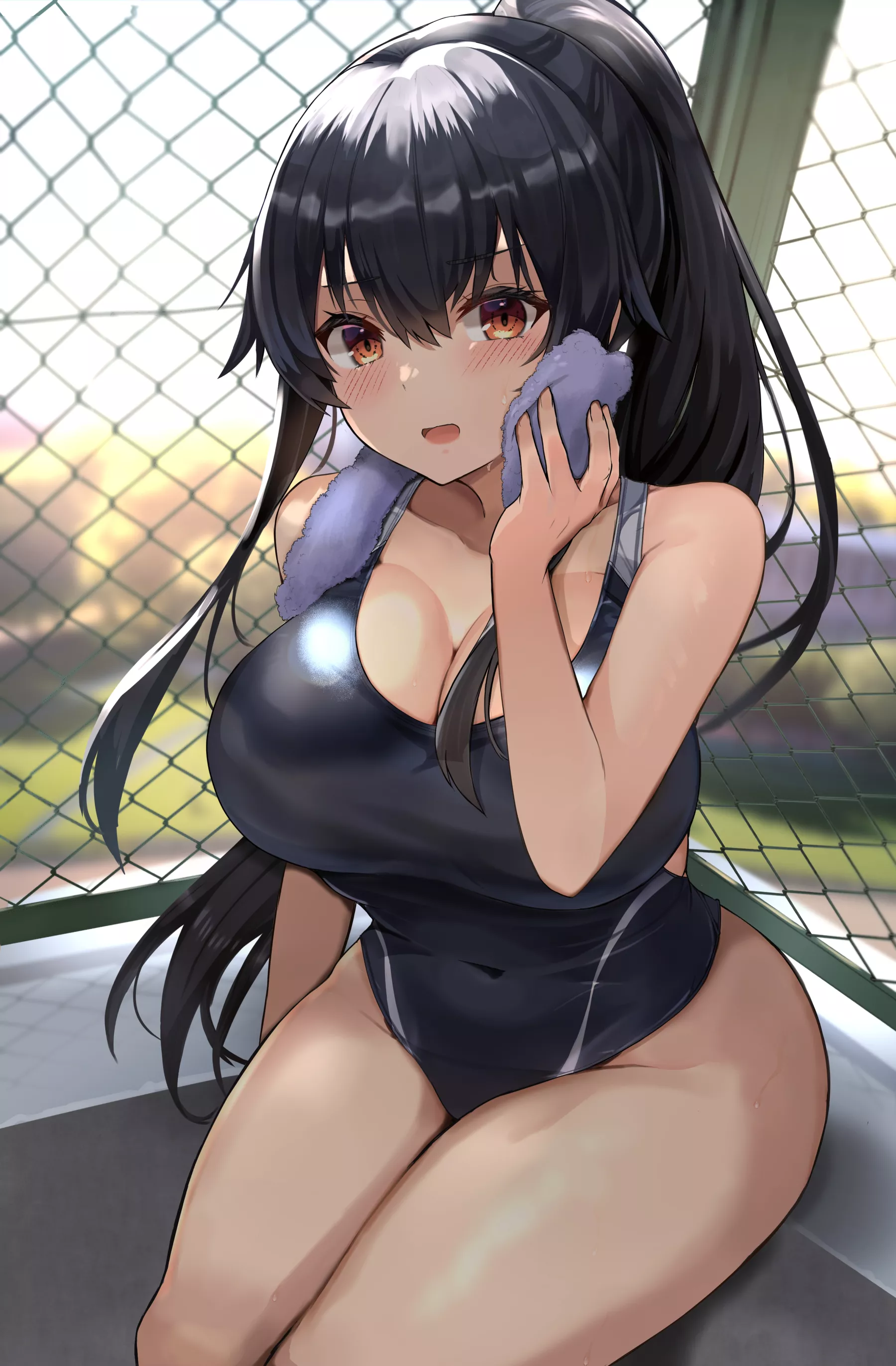 Competition Swimsuit Yahagi (Kihou No Gotoku Dmc) [KanColle]